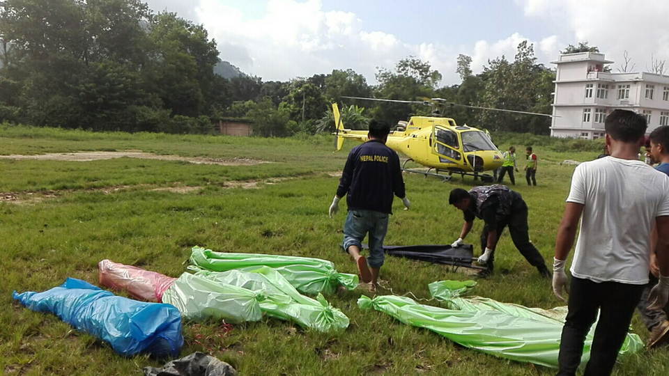 Death Body Altitude Air Helicopter Accident
