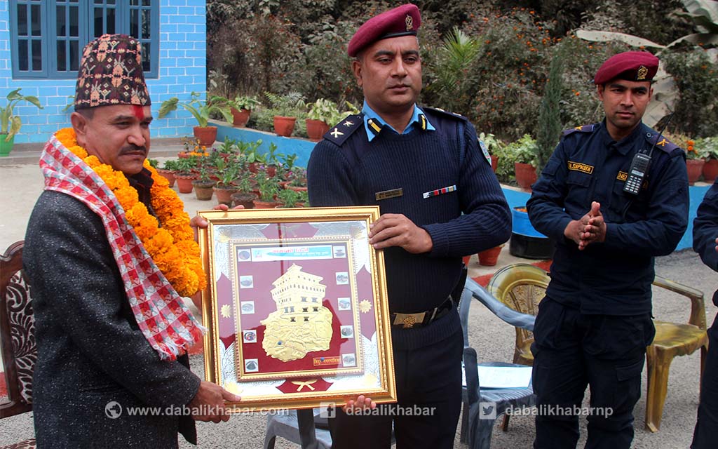 Basanta Kunwar SP Nepal Police Farewell