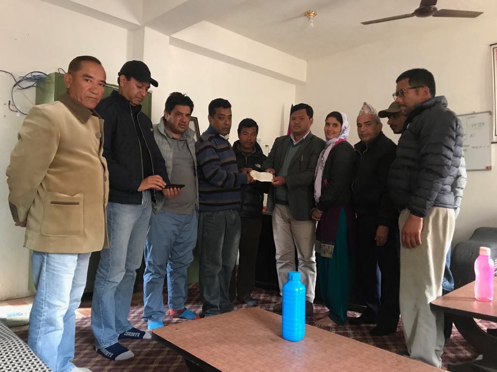 ghyanphedi accident help program buddhabhumi hydropower nuwakot