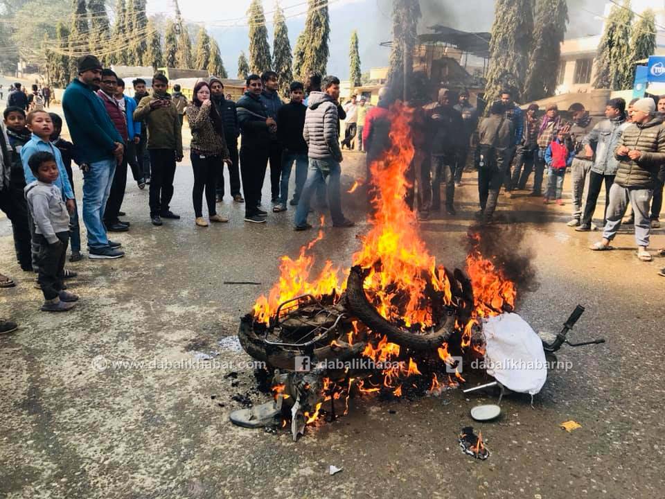sadak nuwakot banda strike trishuli