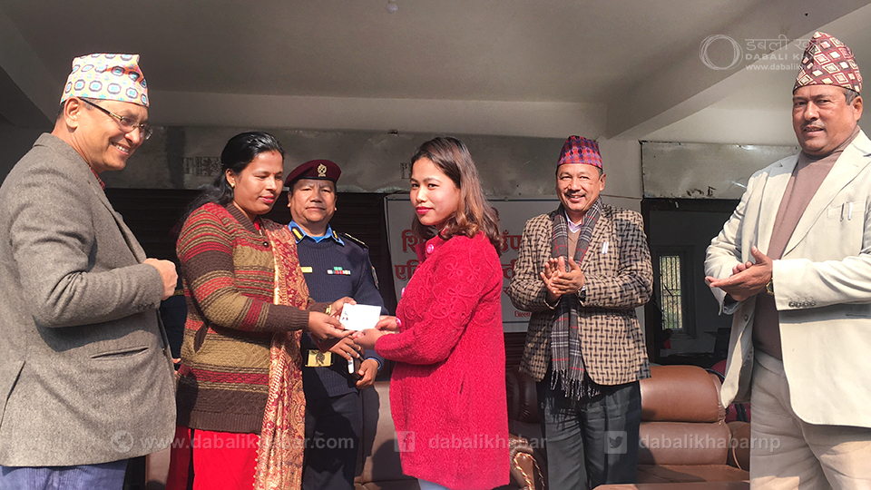 citizenship distribute in shivapuri rural municipality camp