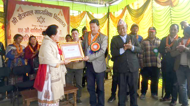 45th anniversary kshetrapal higher school nuwakot likhu