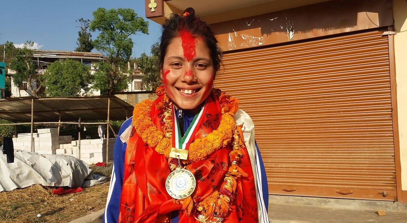 taekwondo player rohini chhetri nuwakot