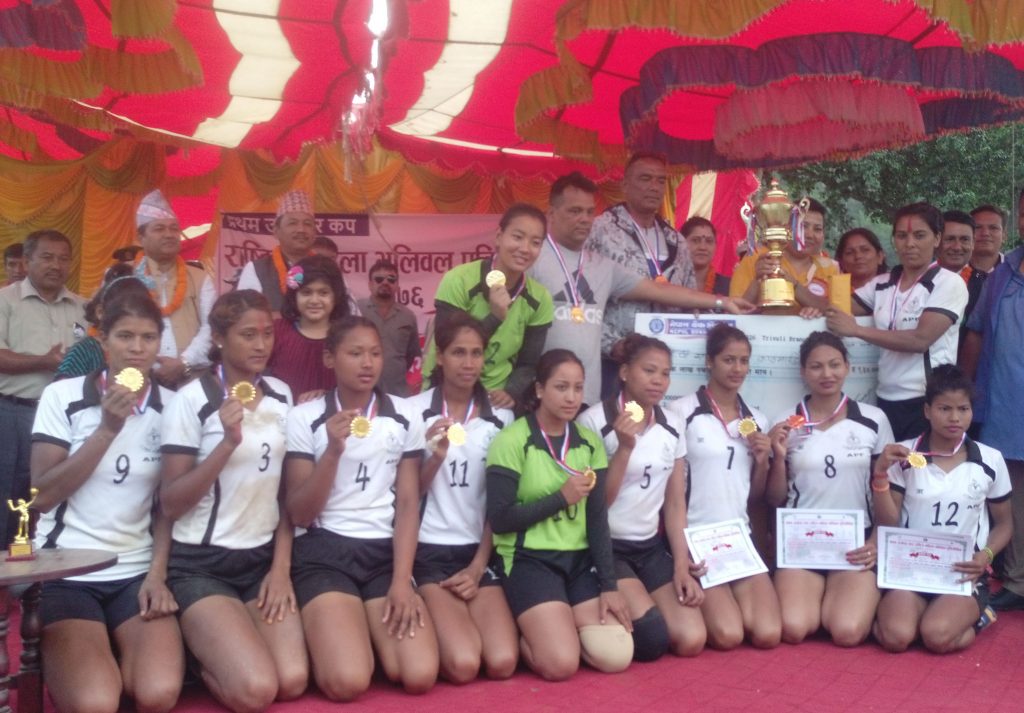 first deputy mayor cup volleyball wins apf women team