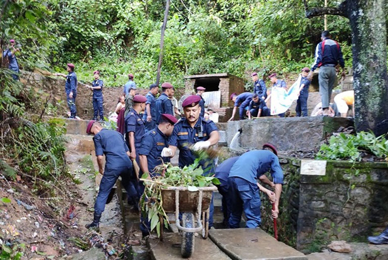 64th police day nuwakot