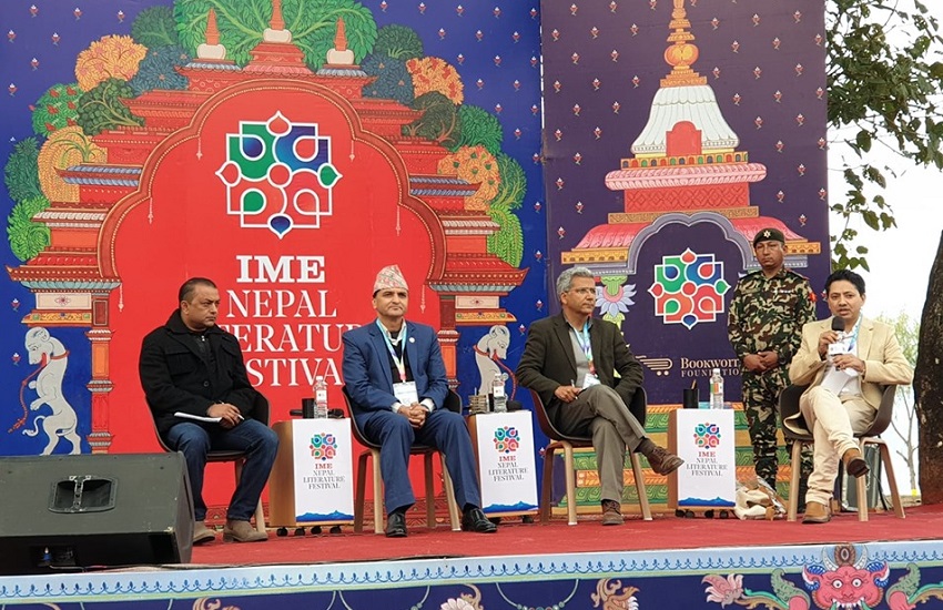 gagan thapa pokhara nepal literature festival