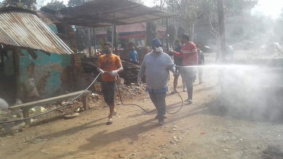 corona aaushadhi bidur ward 9