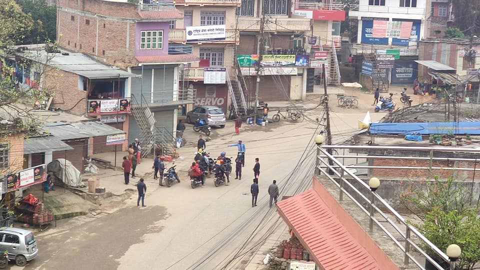 coronavirus covid-19 lock down arrested to people in battar nuwakot