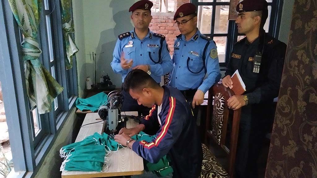 mask swing nuwakot police