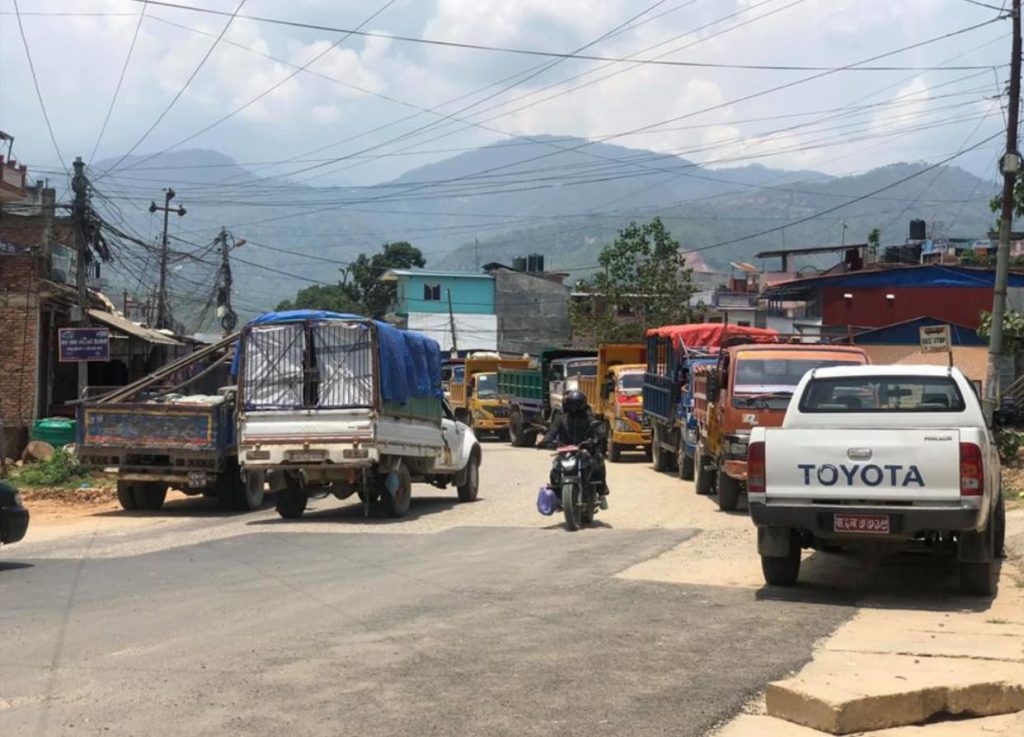 bidur municipality locked in lock down