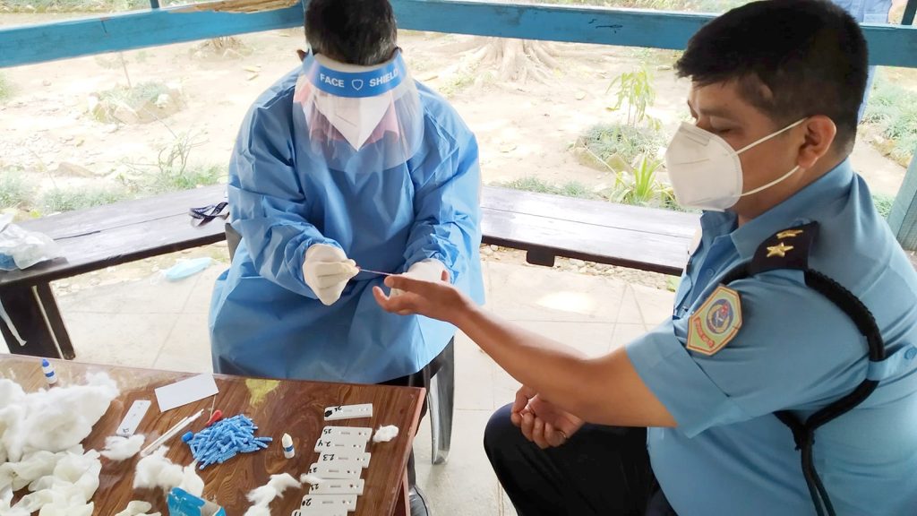 rdt test nuwakot police coronavirus covid19