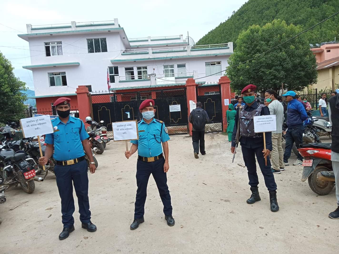 coronavirus covid19 citizen awareness nuwakot police program