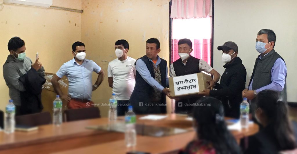 nuwakot samaj south korea donate coronavirus ppe sets to nuwakot health post