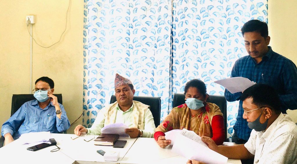 bidur municipality press released deep boring water supply