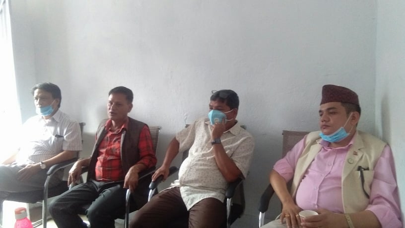 keshav raj pandey and rajendra prakash lohani meets cpuml nuwakot