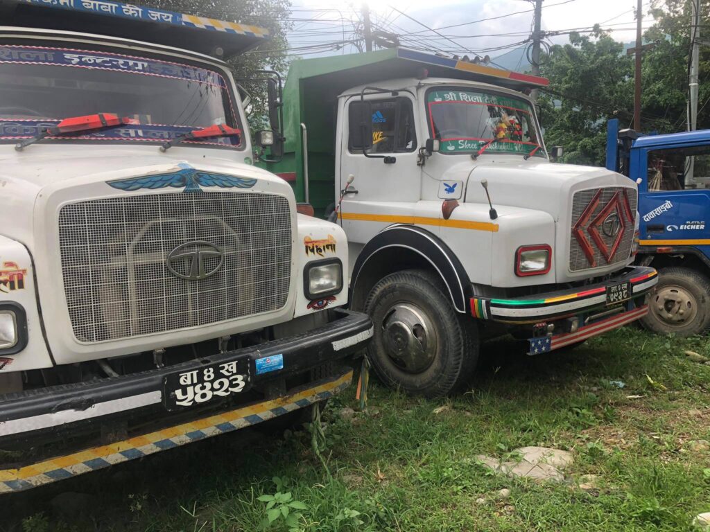 tipper truck nuwakot