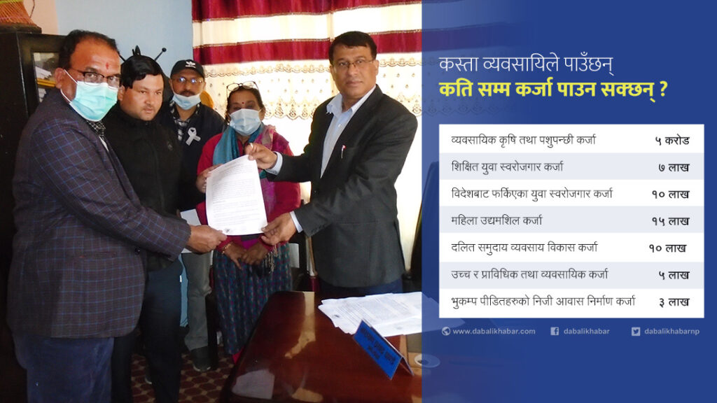 contract with tadi rural municipality agriculture development bank and nuwakot chambers of commerce