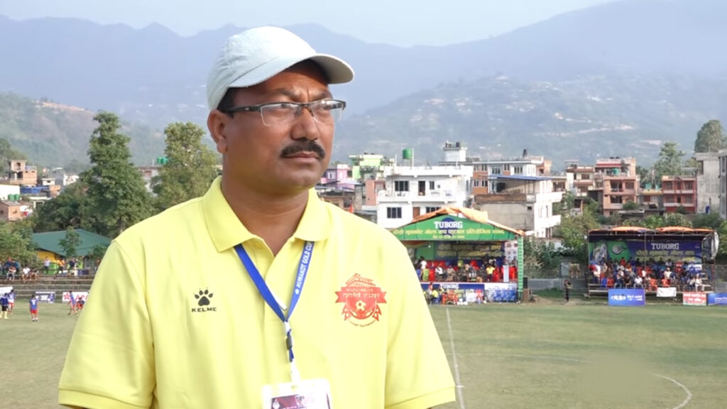 dipak chitrakar president of nuwakot football association