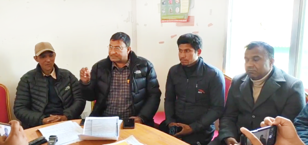 nuwakot cold storage nepal complain to badri mainali press meet