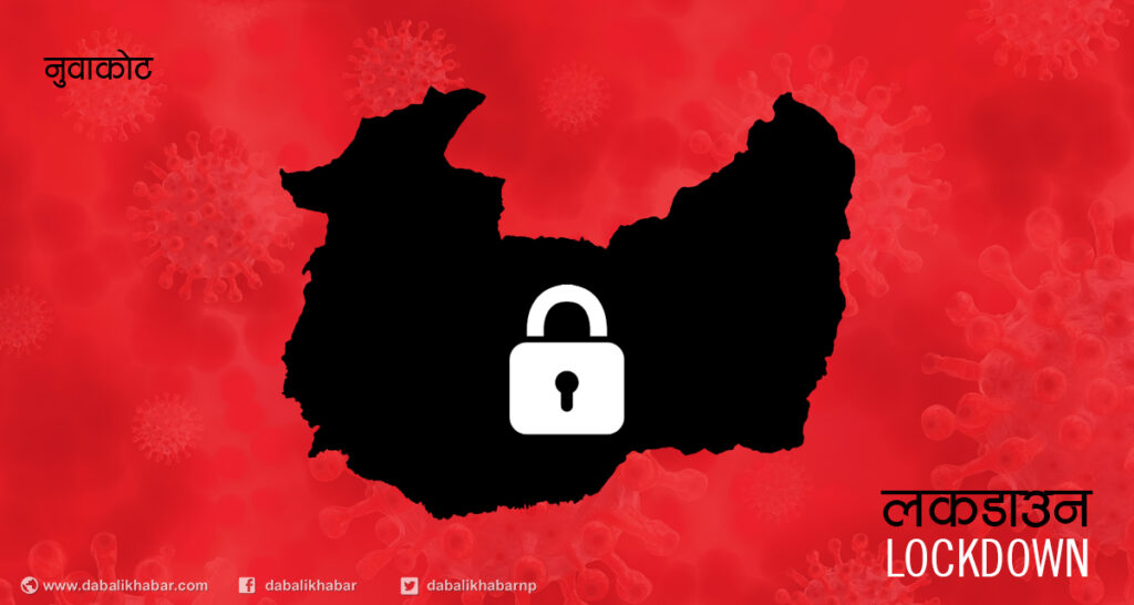 lockdown nuwakot map tws