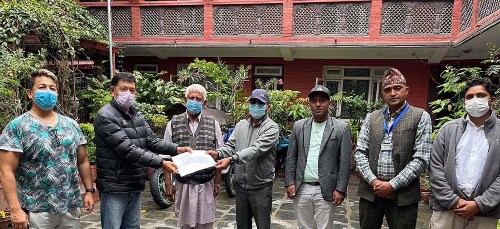 yashodadevi fund donate to oxygen cylinder in Nuakot HealthPost