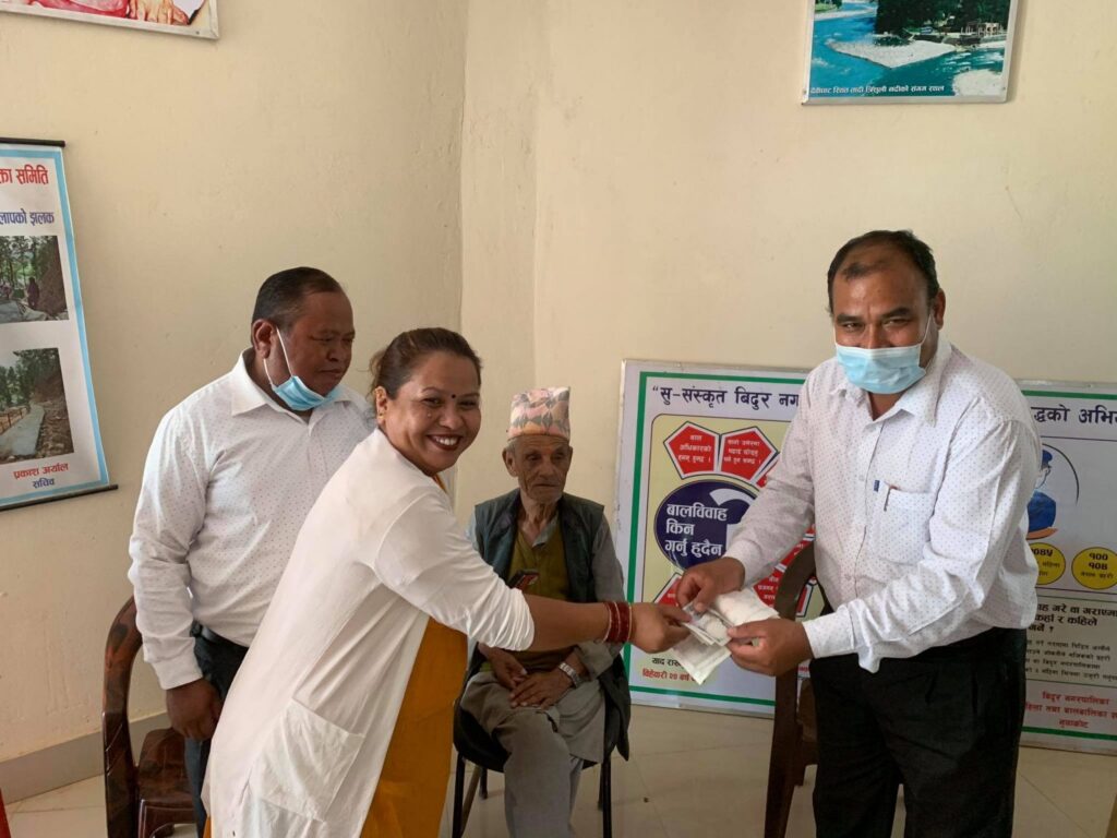 bidur ward 5 cooperate free ambulance and medicine camp