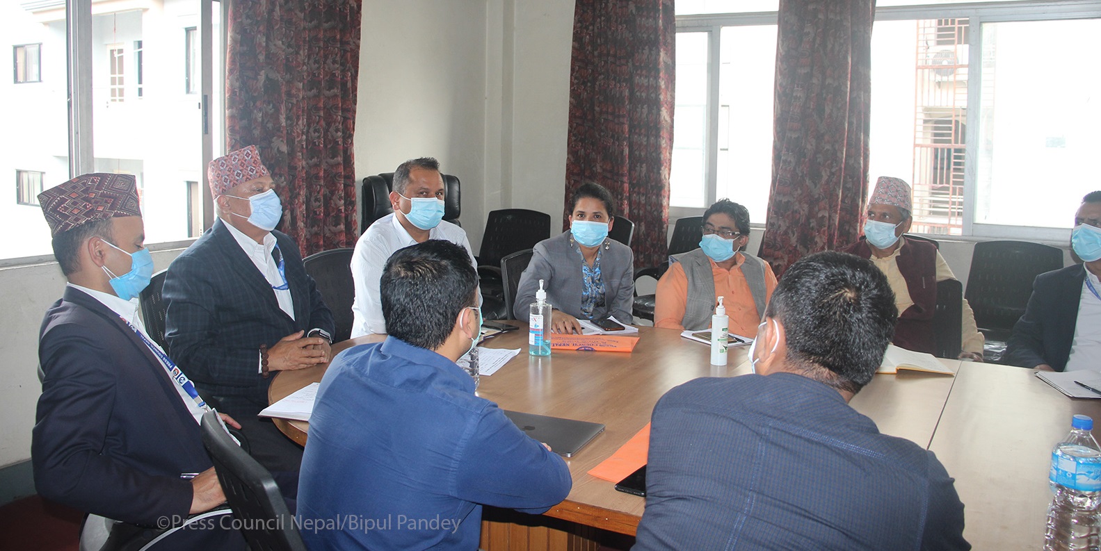 Nepal press council coordinate social networking management meetup