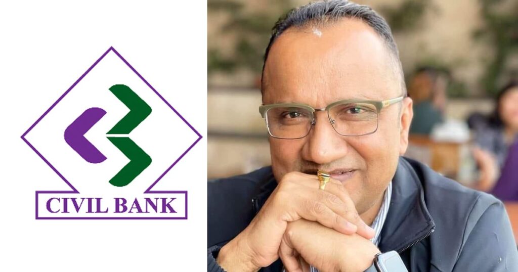 sunil kumar civil bank ceo