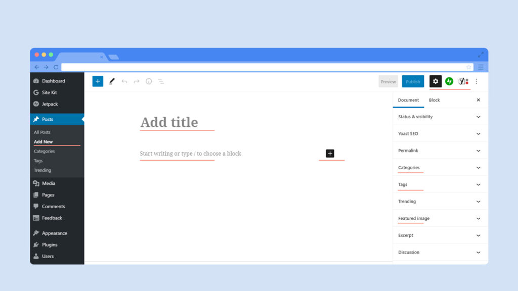 WordPress post screenshot tips and tricks