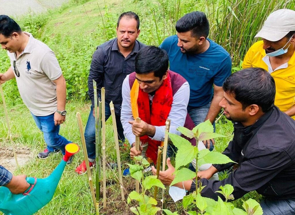 National Youth Federation Nepal Nuwakot Plantation dabali khabar