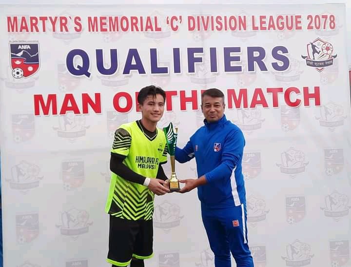 man of the match nufc bikki bahadur tamang