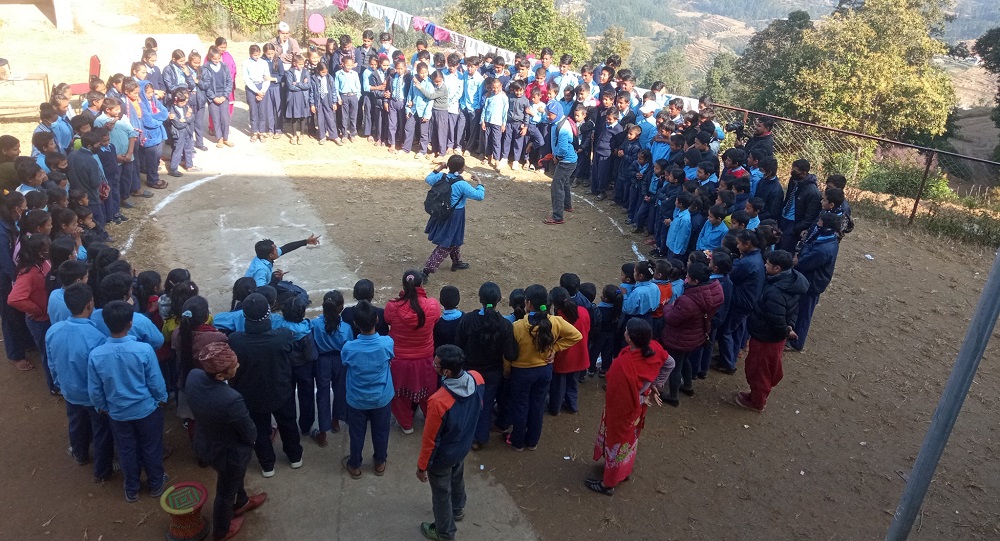 नदेखिने घाउको नाटक मञ्चन