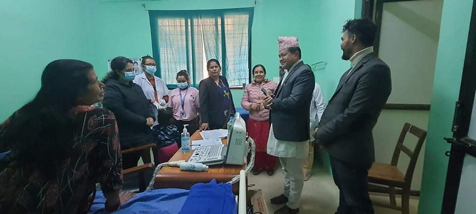 Uterus screening in bidur municipality nuwakot sanju pandit