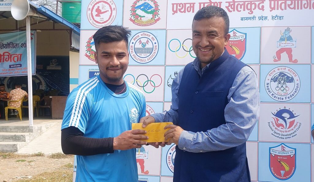man of the match cricket bagamati