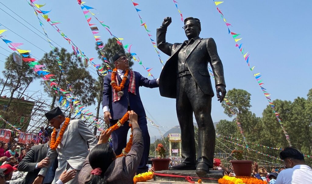 statue of post bahadur bogati nuwakot