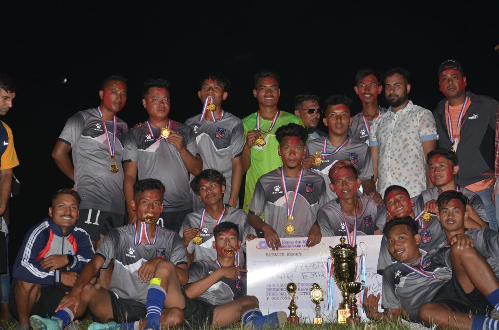 belkotgadhi municipaltiy 7 wada cup football winner