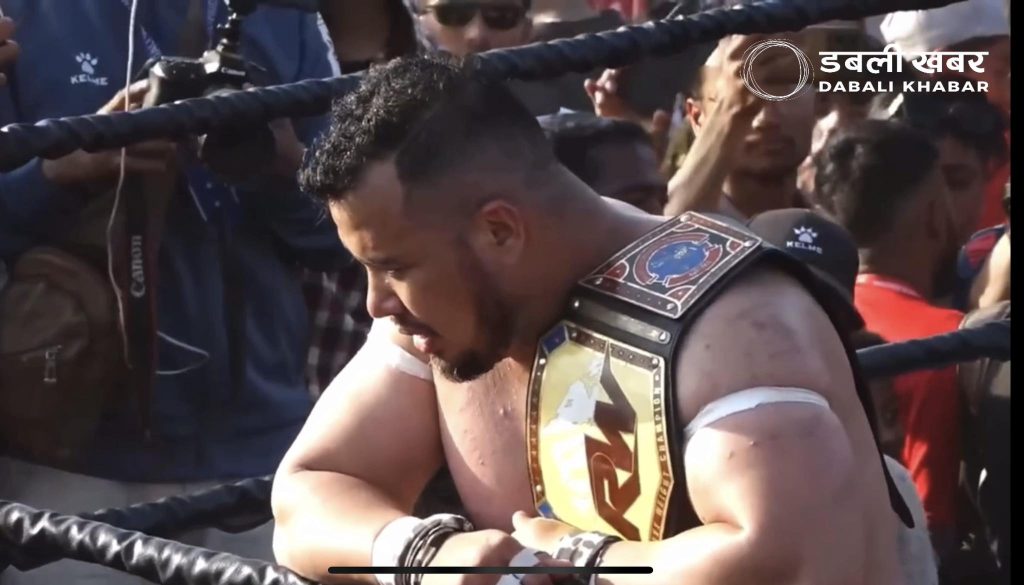 nuwakote tiger win second madan bhandari ring wrestling