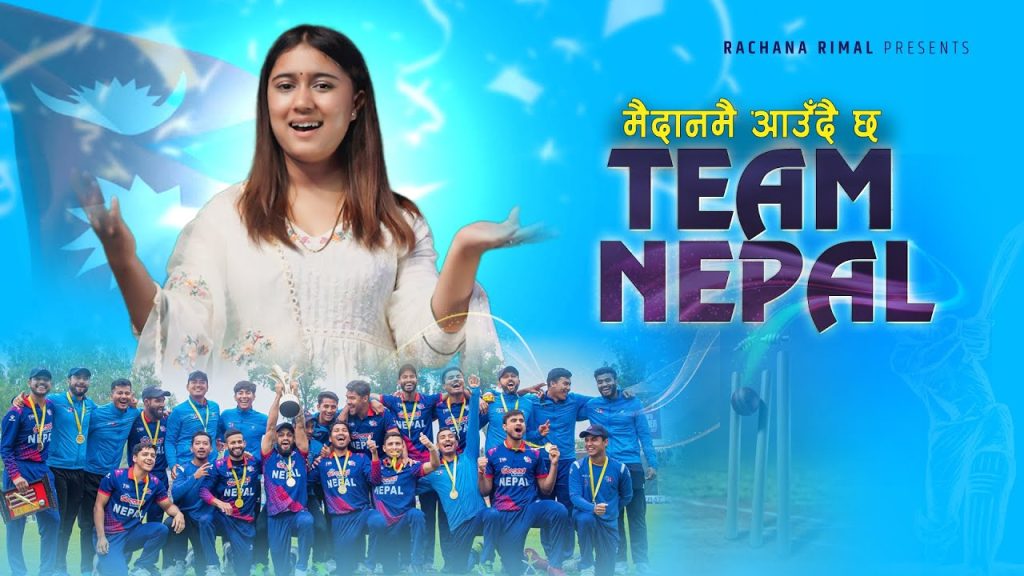 singer rachana rimal team nepali music video