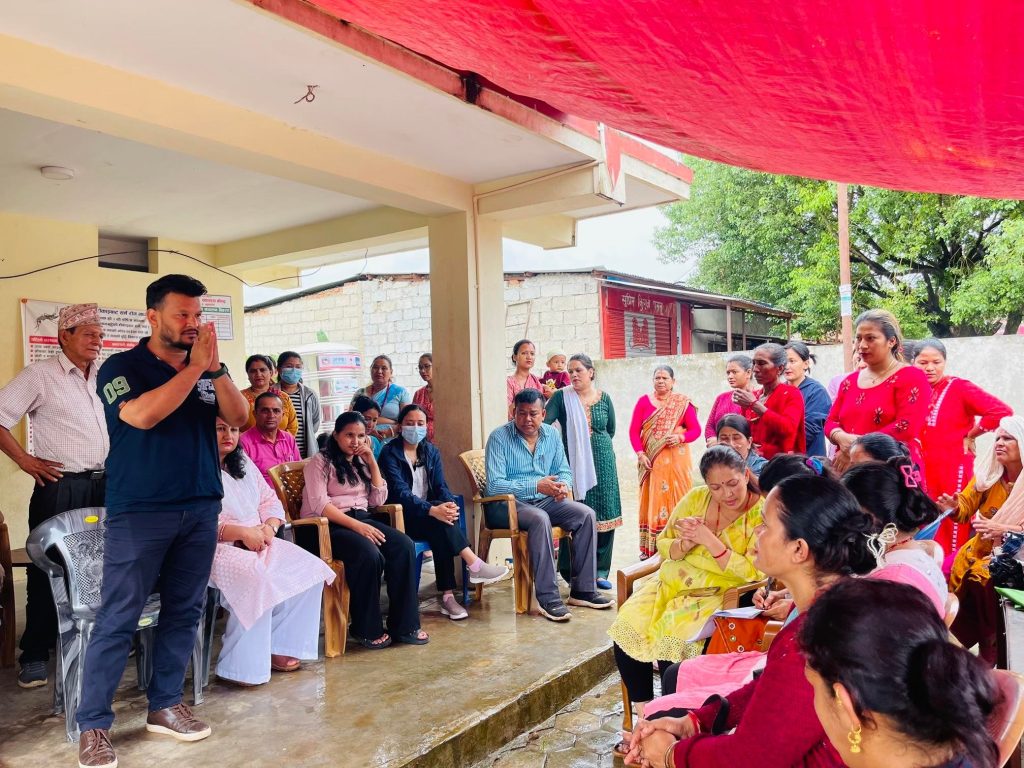 free women health camp in bidur municipality nuwakot