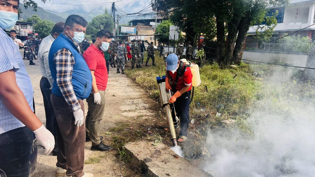 dengue program bidur municipality nuwakot