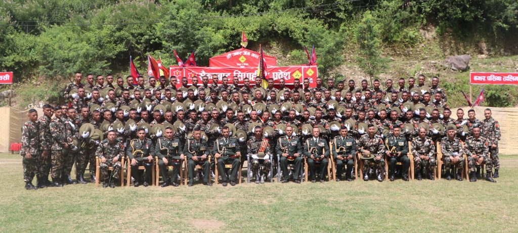 nepal army convocation in jabar jung gana nuwakot