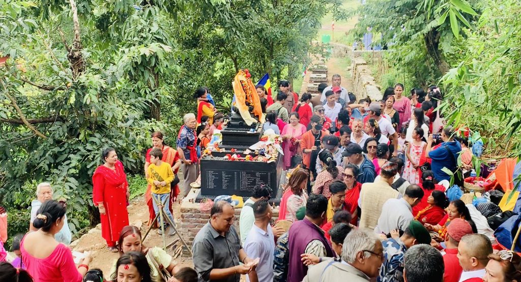 nuwakot budhha maha chaitya stupa pranpratishtha in ashokbatika