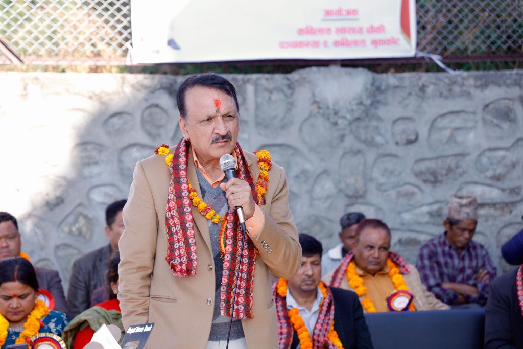 finance minster dr prakash sharan mahat speech