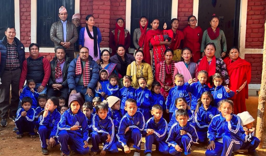 school uniform tracksuit distribution nuwakot cpuml bidur