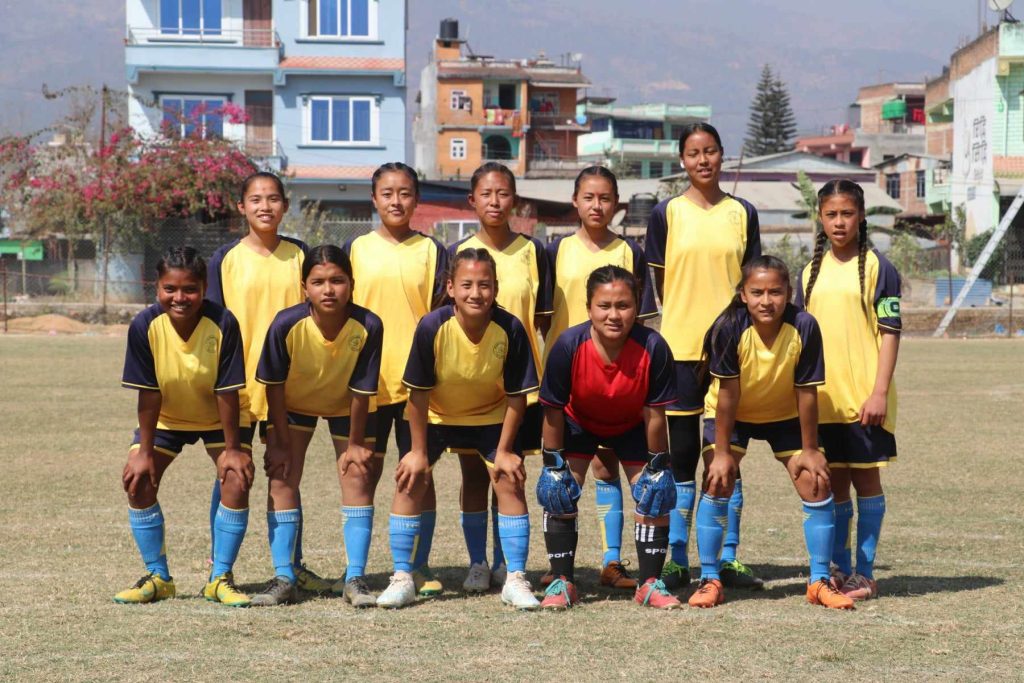 football team of chandrajyoti secondary school