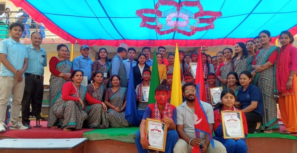 school captain and vice captain election in souvenir boarding school battar bidur municipality nuwakot