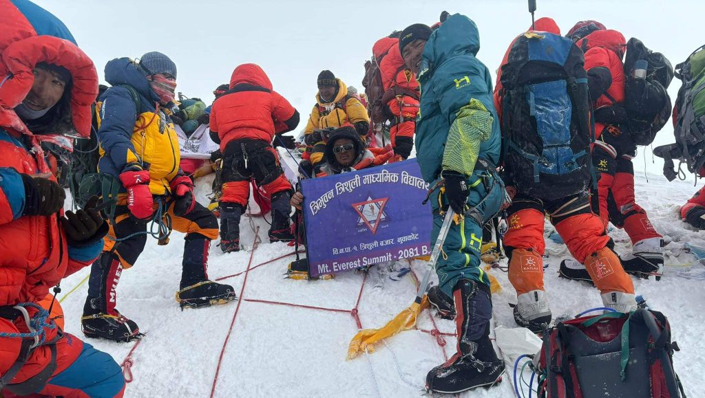 climber Bibek Pandey Mt Everest Tribhuvan Trishuli Secondary School Nuwakot