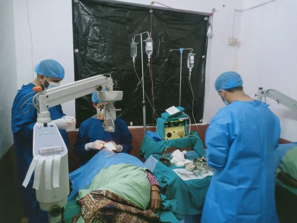 eye operation in nuwakot