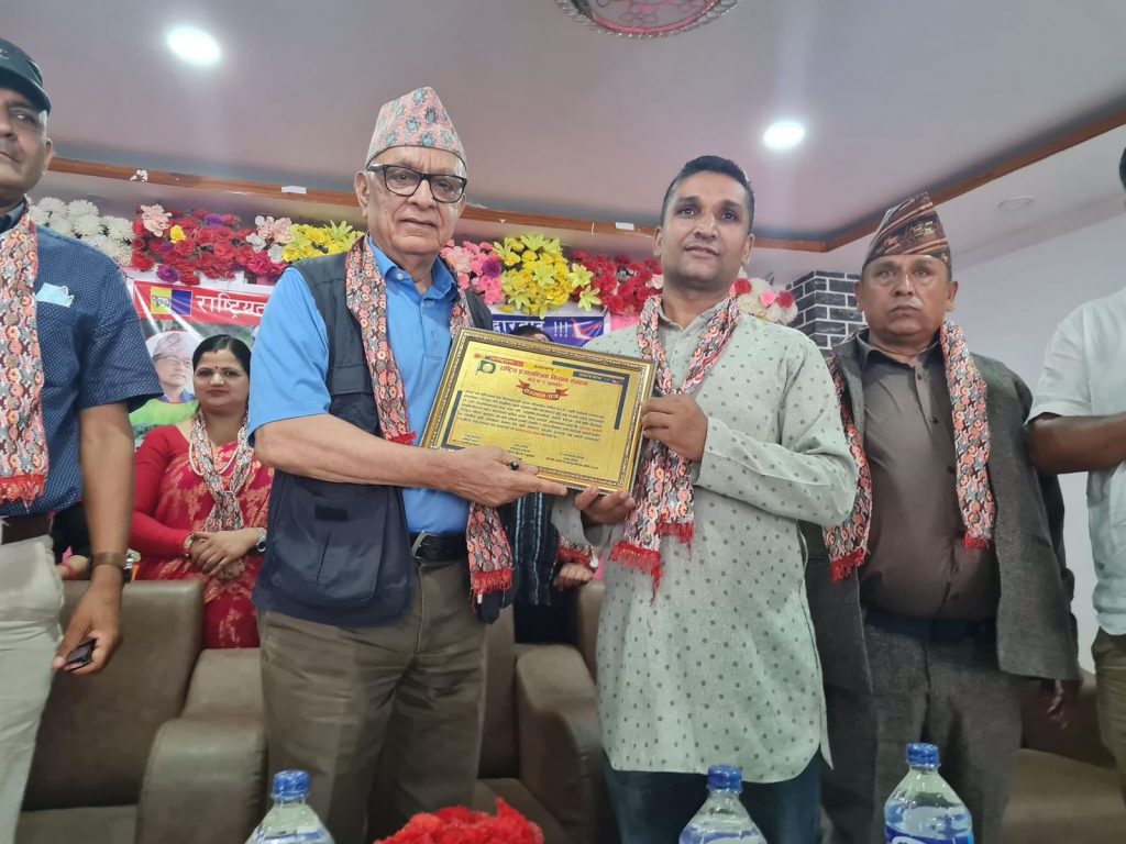 rewarded to farmer ramchandra agasti