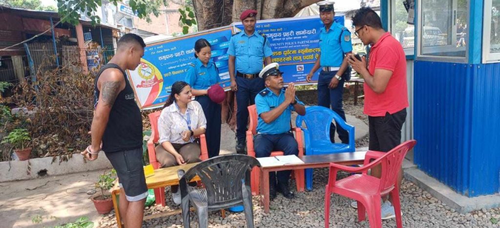 traffic police checked to drunker driver in nuwakot